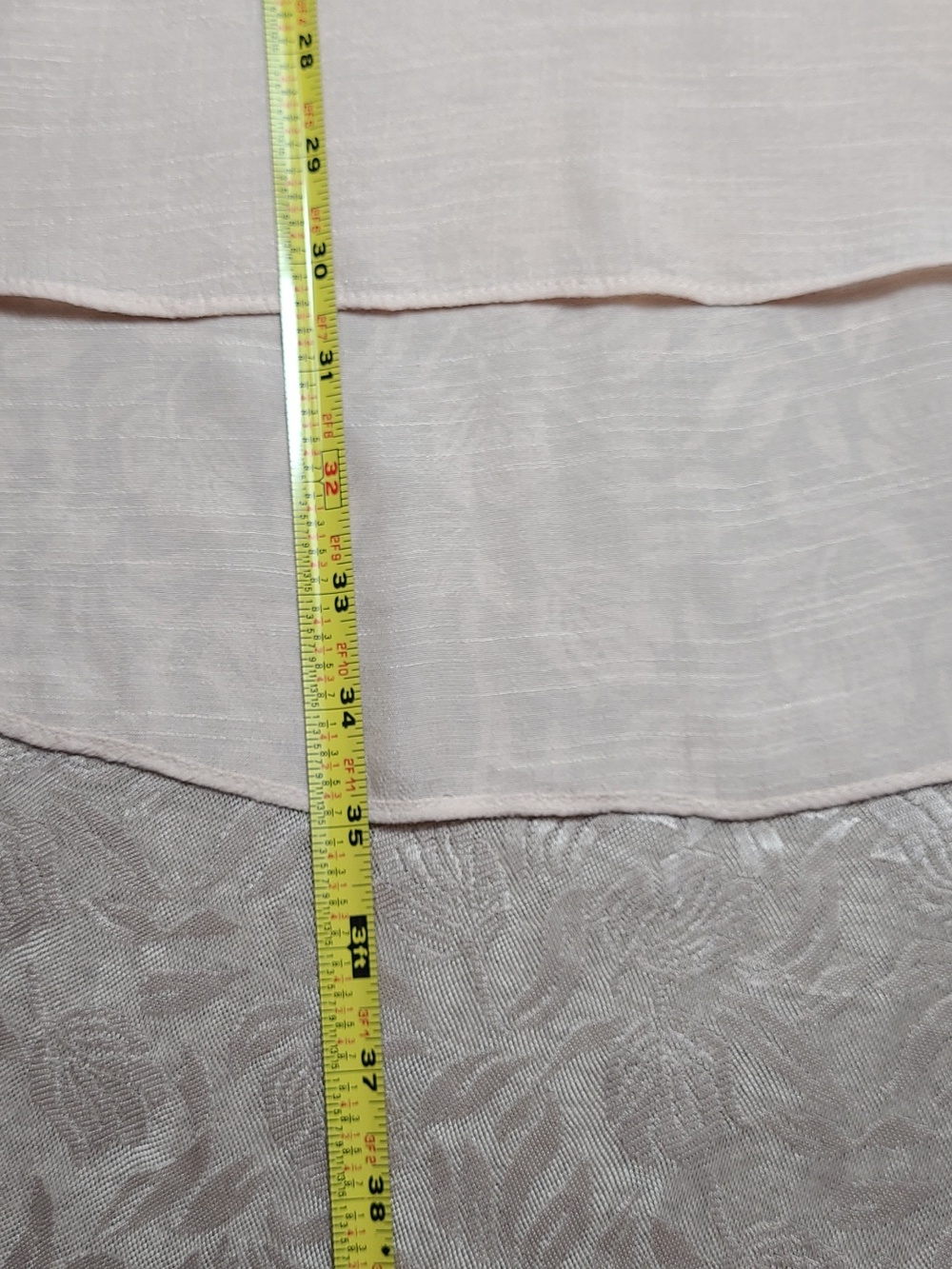 NWT A'reve Sleeveless Light Peach Top Cream Floral Crocheted Overlay & Fringe - Picture 16 of 16